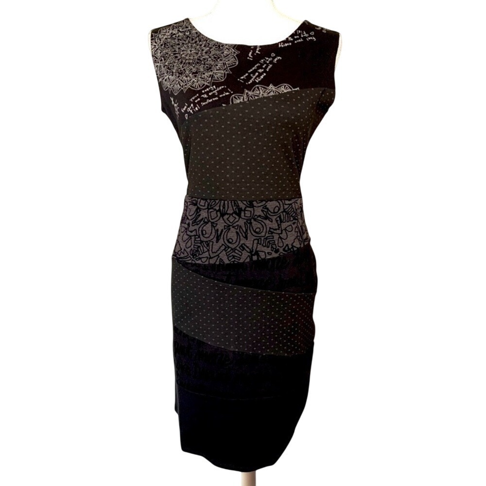 Desigual Natalie Dress Women‎ Black Euro Med US Size Small New With Tag